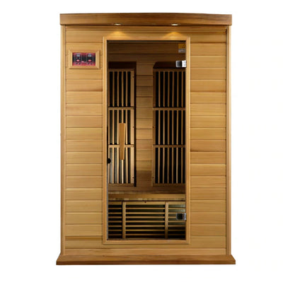 MX-K206-01 Maxxus Low EMF FAR Infrared Sauna Canadian Red Cedar